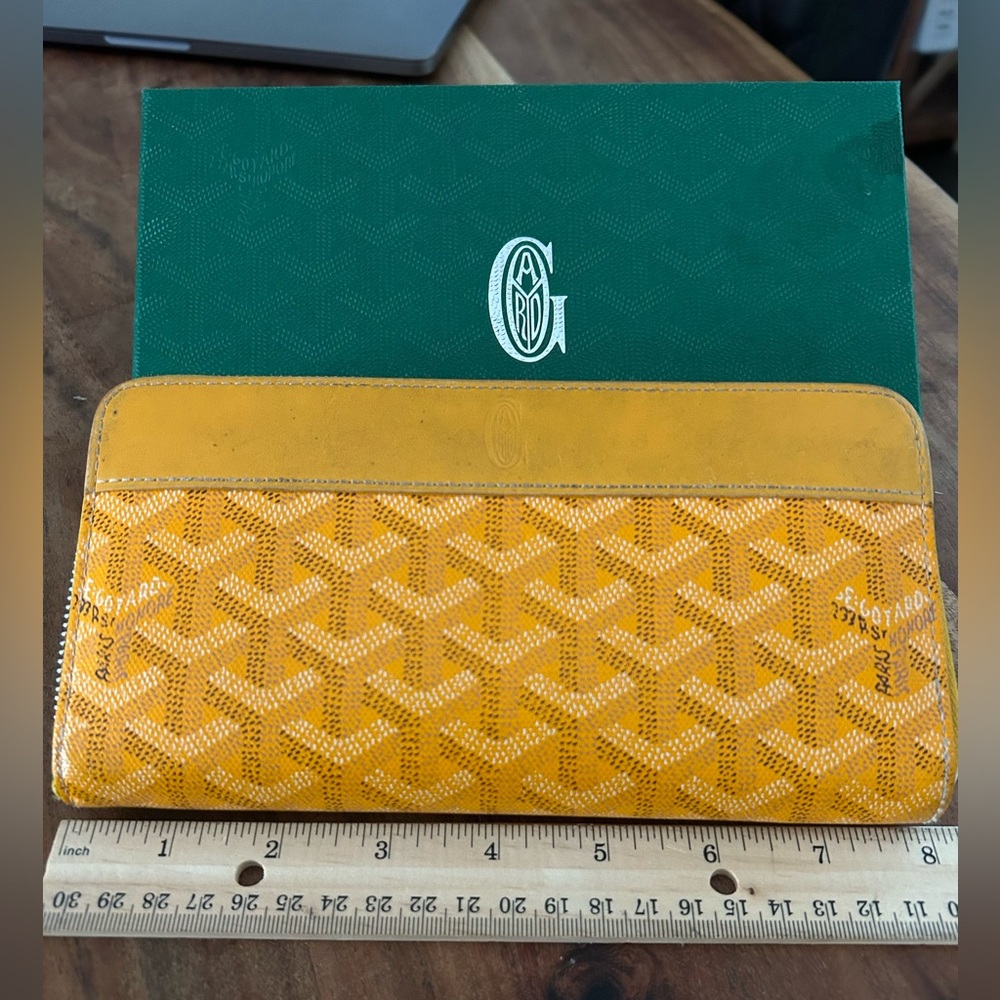 Goyard Yellow Wallet